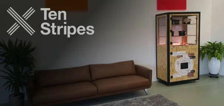 FungiFarm op kantoor van Ten Stripes