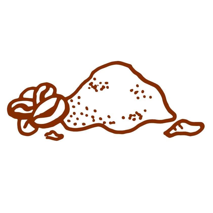 Koffiedik tekening