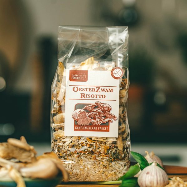 Oesterzwam Risotto (kant-en-klaar pakket voor 2-3 personen)
