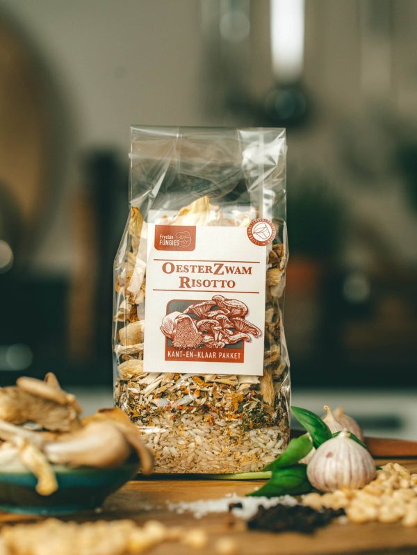 2x Fryslân Fungies Oesterzwam Growkit + Oesterzwam Risotto (voordeelbundel) - Afbeelding 3