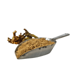 gemalen reishi in schep